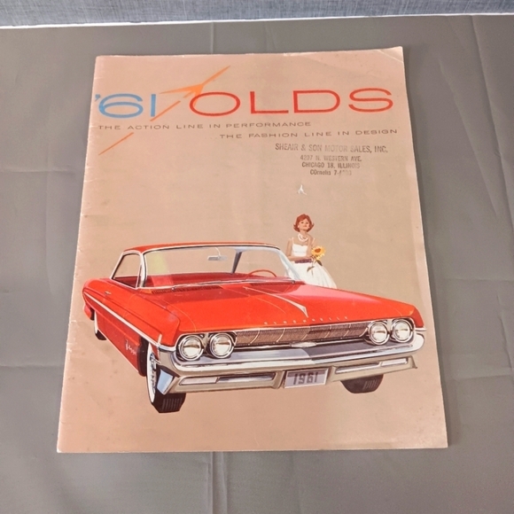 1961 Oldsmobile Sales Brochure Pamphlet Rockette V8 Engine F85 Coupe Sedan Fiest - Picture 2 of 8